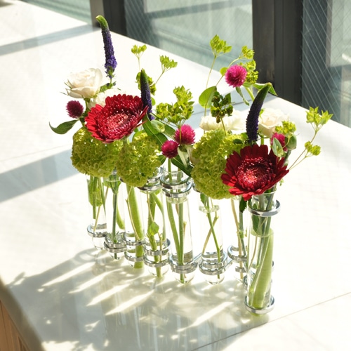 Dulton Online Shop Link Tube Vase Silver Silver ガーデン グリーン