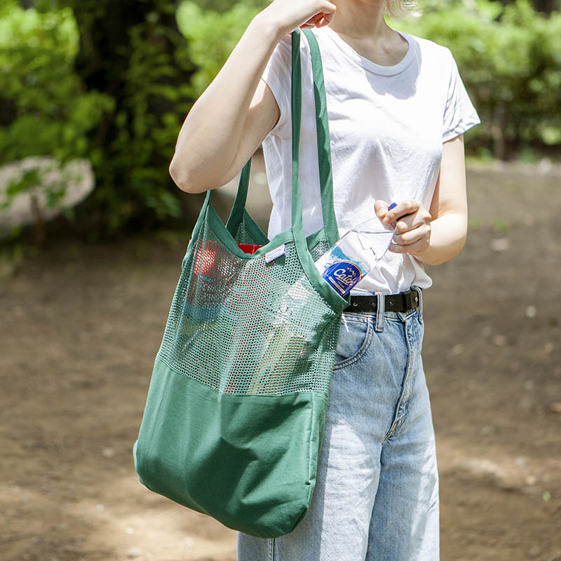 DULTON ONLINE SHOP | COTTON HALF MESH BAG L GREEN(L GREEN): アパレル