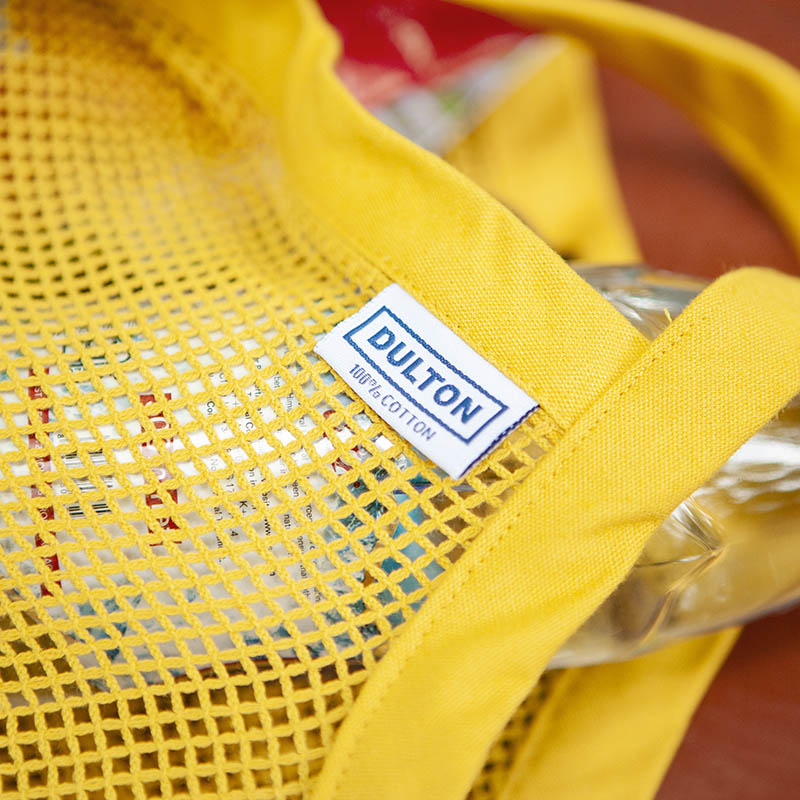 DULTON ONLINE SHOP | COTTON HALF MESH BAG S YELLOW(S YELLOW
