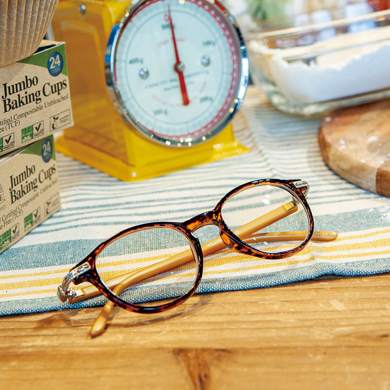 READING GLASSES BROWN/YELLOW 2.5