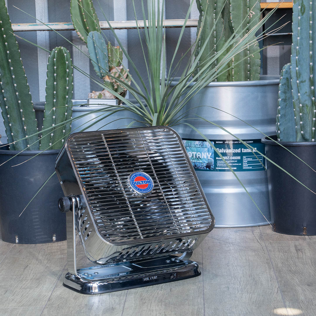 DULTON サーキュレーター　黒 DULTON ONLINE SHOP | AIR CIRCULATOR CHROME/BLACK(CHROME/BLACK): 家具