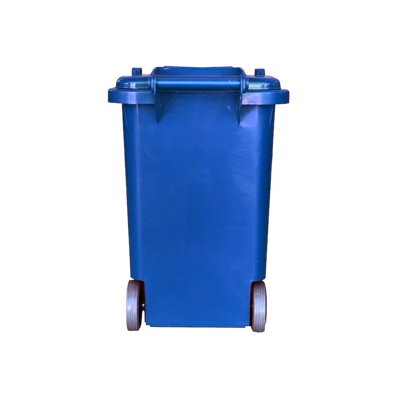 PLASTIC TRASH CAN 45L BLUE