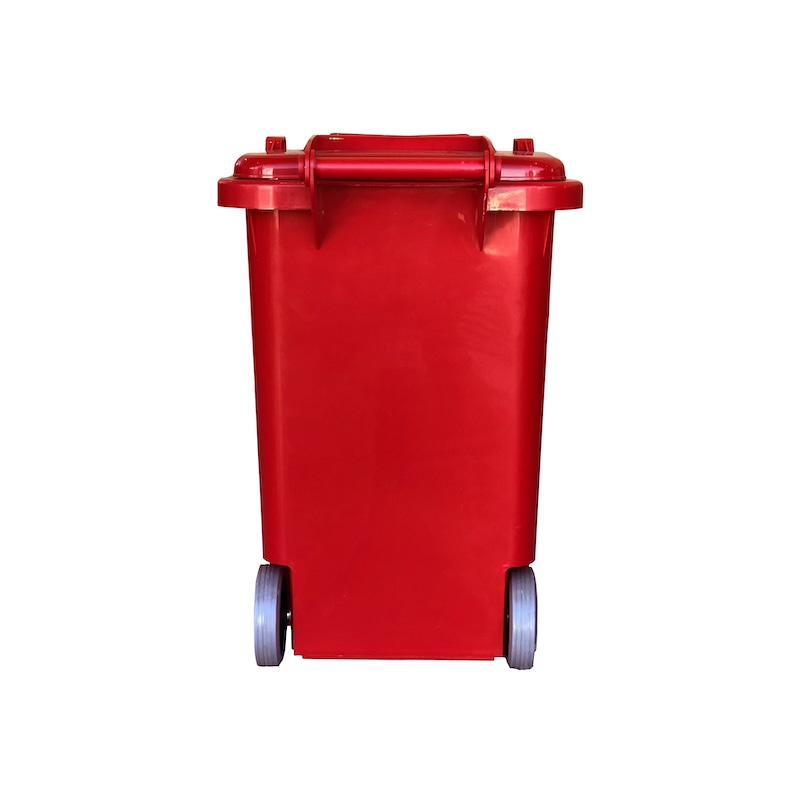 PLASTIC TRASH CAN 45L RED