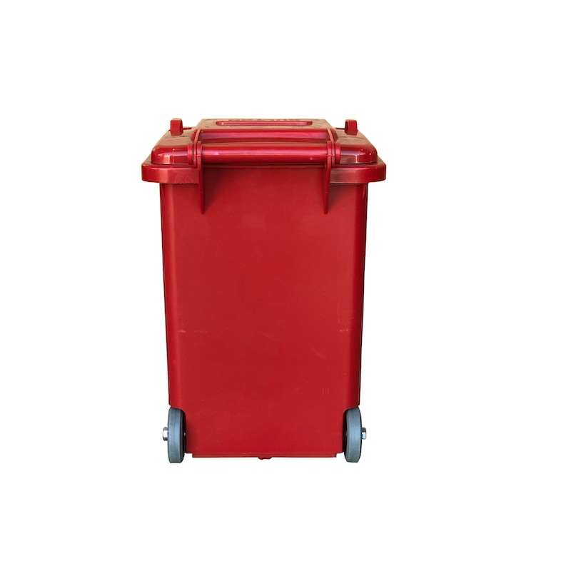 PLASTIC TRASH CAN 18L RED