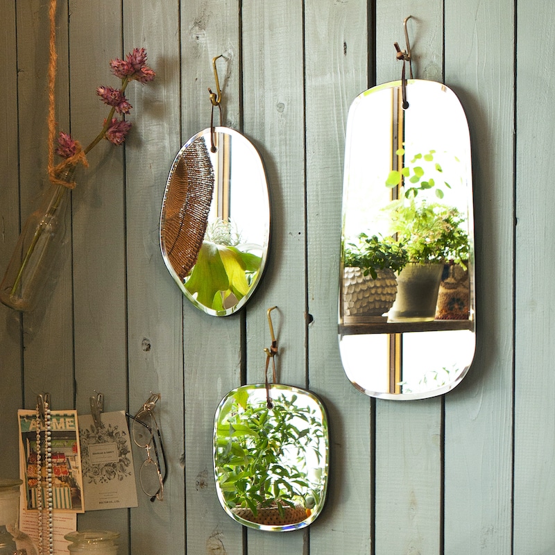 DULTON ONLINE SHOP | WALL HANGING MIRROR CLOUD LONG(Cloud long