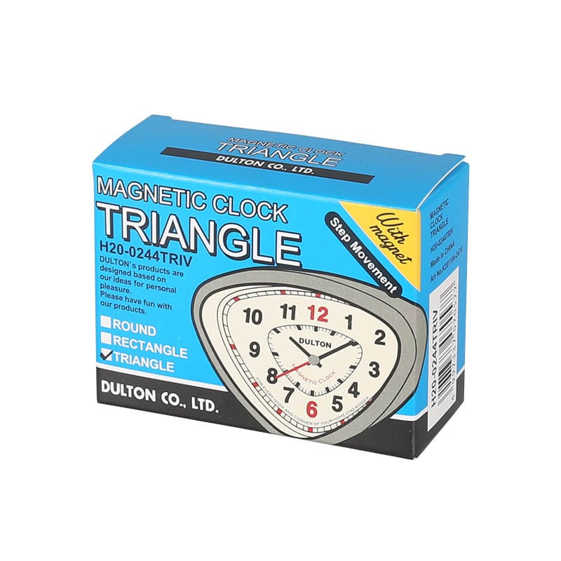 DULTON ONLINE SHOP | MAGNETIC CLOCK TRIANGLE IVORY(TRIANGLE IVORY