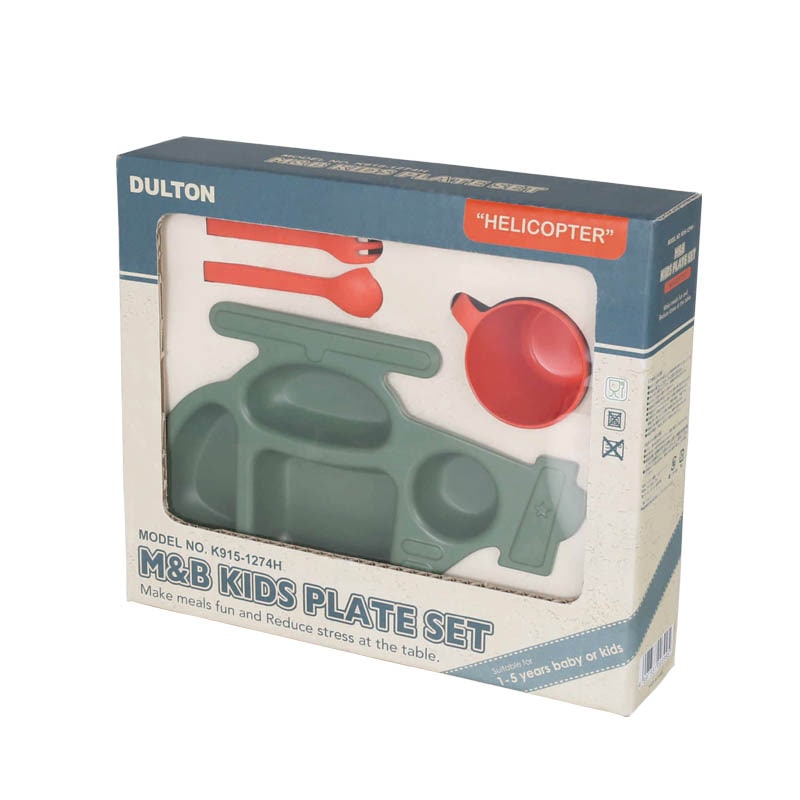 M&B KIDS PLATE SET''HELICOPTER''