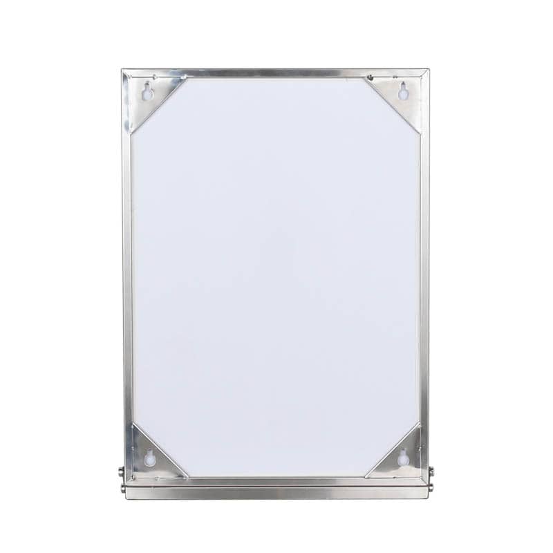 STAINLESS STEEL FRAME MIRROR WITH BRACKET S