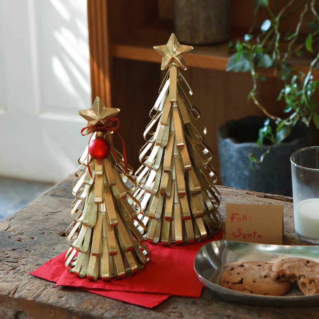 TABLETOP TREE L GOLD
