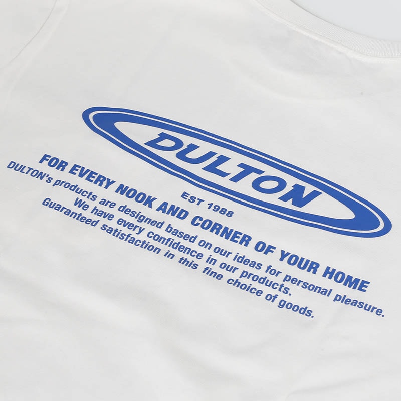 DULTON T-SHIRT OVAL LOGO XL WHITE