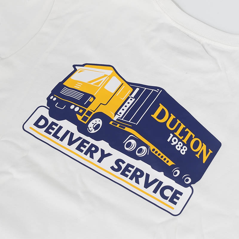 DULTON T-SHIRT DELIVERY SERVICE L WHITE