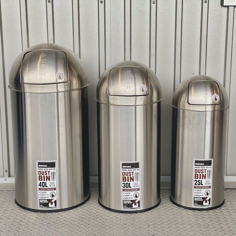 DULTON ONLINE SHOP | DUST BIN SATIN FINISHED 40L(40L): ハウスウェア