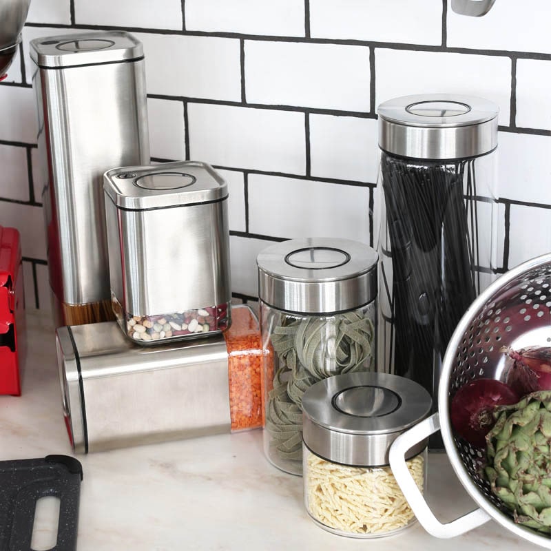 DULTON ONLINE SHOP | CYLINDER JAR WITH PRESS LID S(S): キッチン
