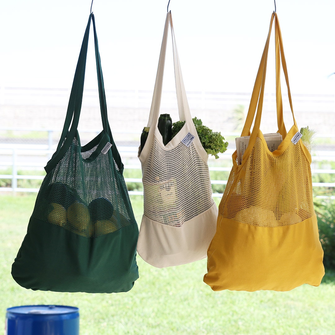 DULTON ONLINE SHOP | COTTON HALF MESH BAG S YELLOW(S YELLOW