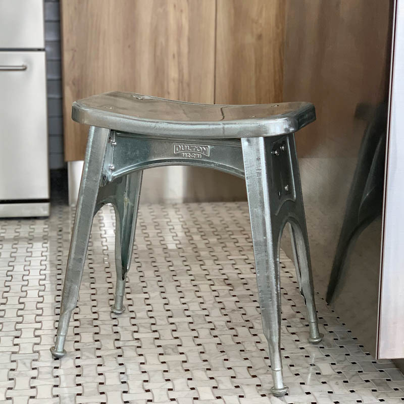 DULTON ONLINE SHOP | KITCHEN STOOL GALVANIZED(GALVANIZED