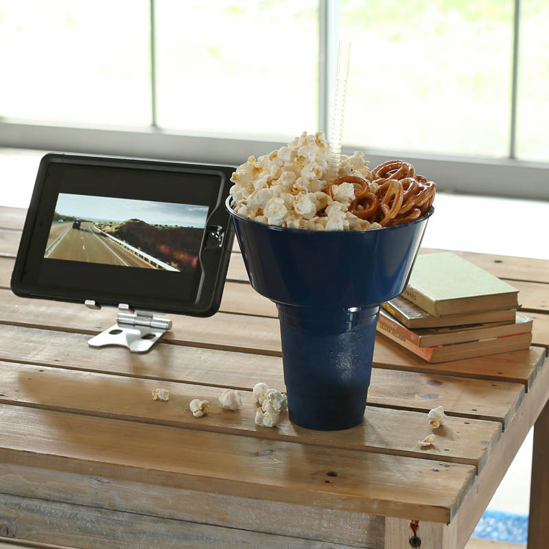 DULTON ONLINE SHOP | CARRY SNACK TUB WITH TUMBLER NAVY(NAVY