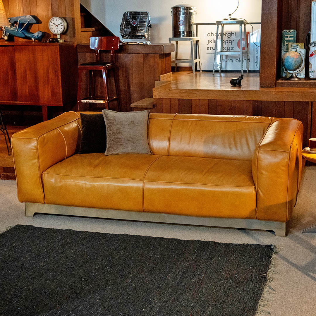 DULTON ONLINE SHOP | MASTER SOFA BROWN 3 SEATER(3 SEATER
