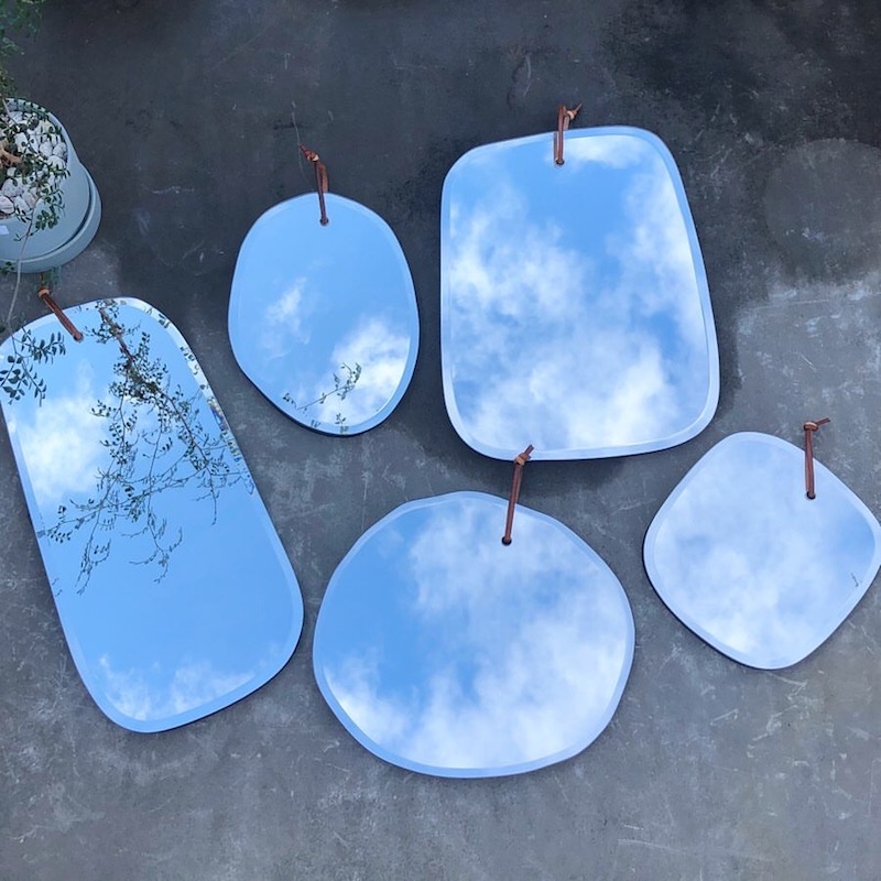 DULTON ONLINE SHOP | WALL HANGING MIRROR CLOUD LONG(Cloud long