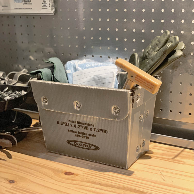 Dulton Online Shop Hollow Lattice Crate S Gray S Gray ハウスウェア