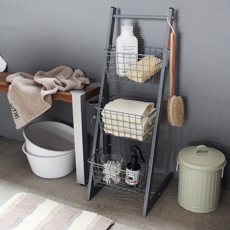 DULTON ONLINE SHOP | SLANTING WIRE RACK S HAMMERTONE GRAY(S H.GRAY