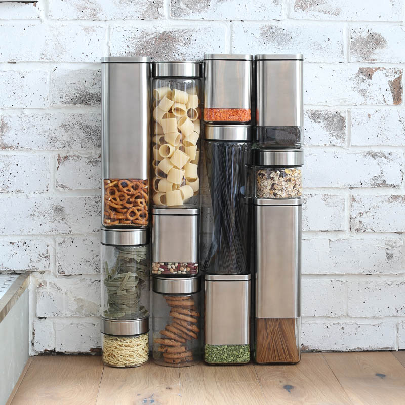 DULTON ONLINE SHOP | CYLINDER JAR WITH PRESS LID S(S): キッチン