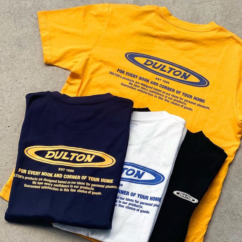 DULTON ONLINE SHOP | DULTON T-SHIRT OVAL LOGO L YELLOW(L YELLOW