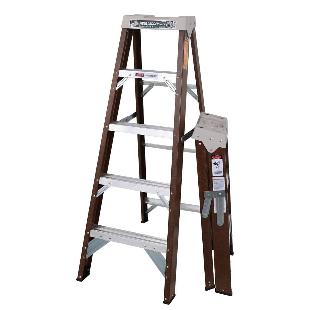 DULTON ONLINE SHOP | FIBER LADDER 5 STEPS BROWN(5 STEPS BROWN