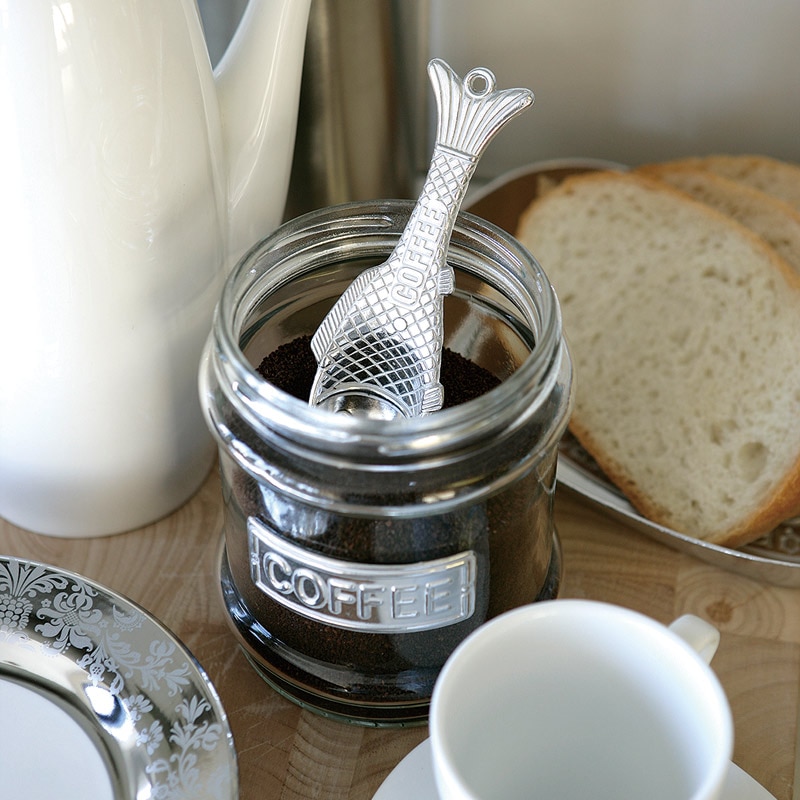 ALUMINUM FISH MEASURING SPOON COFFEE