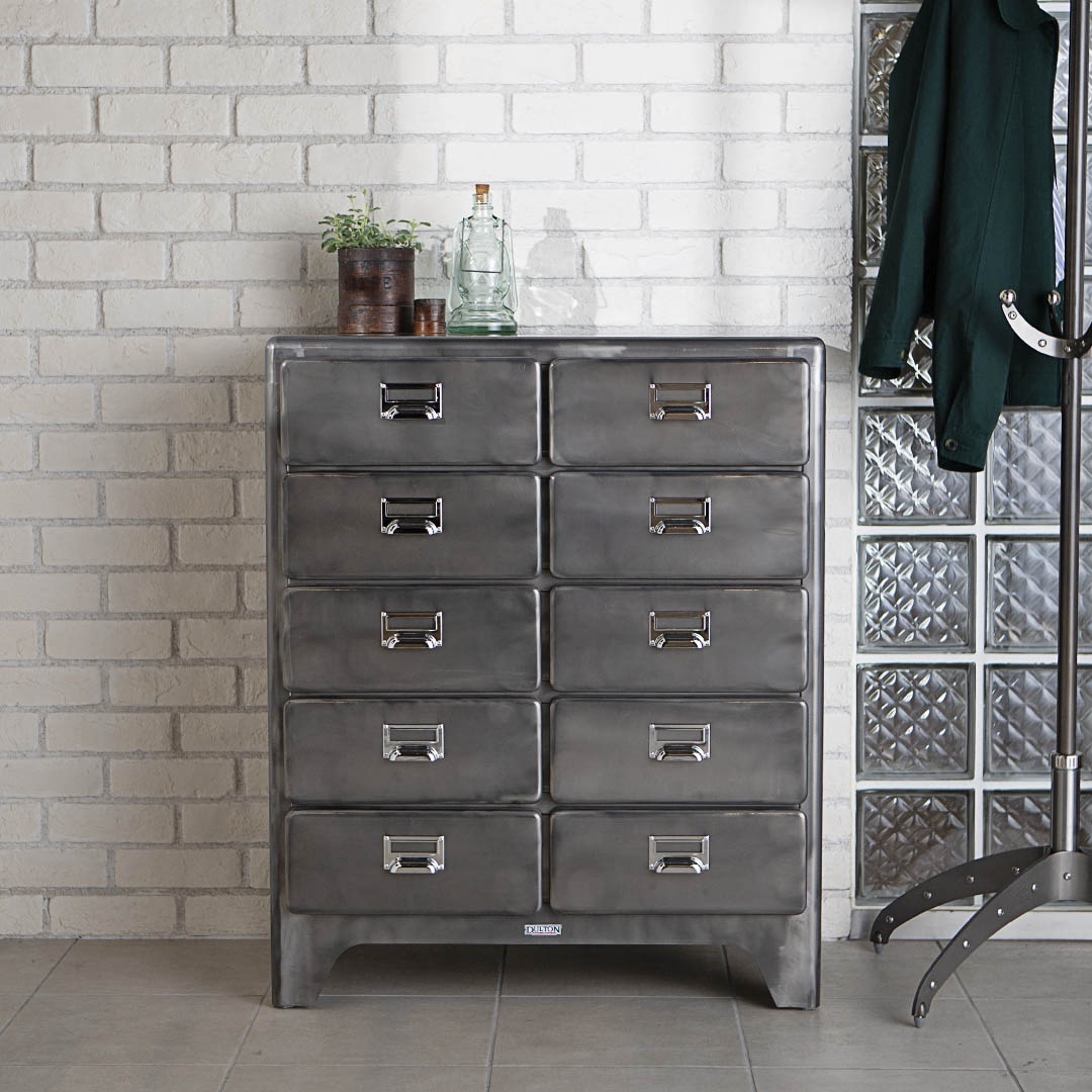 2 COLUMNS BY 5 DRAWERS RAW