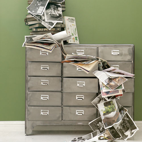 3 COLUMNS BY 5 DRAWERS RAW