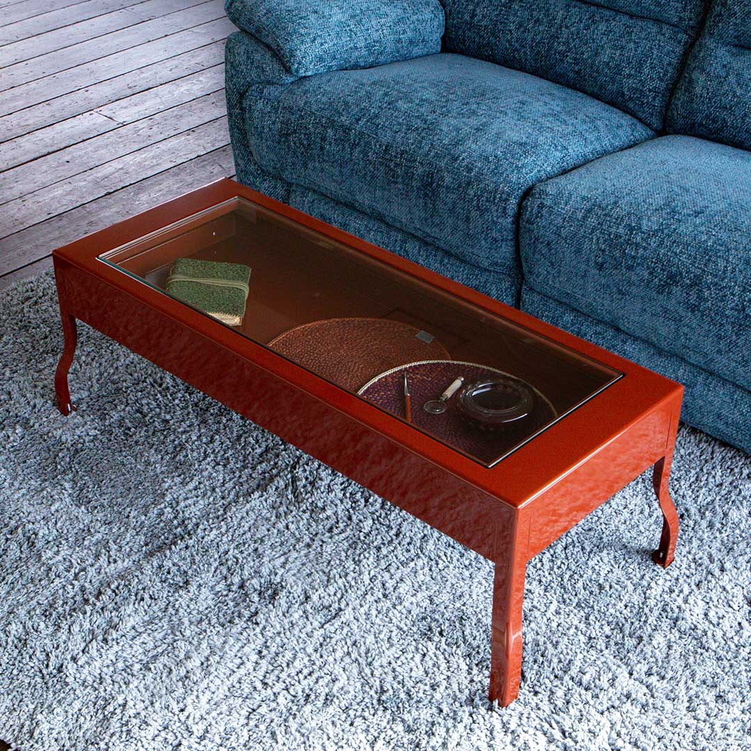 LOW TABLE 120 BRICK BROWN