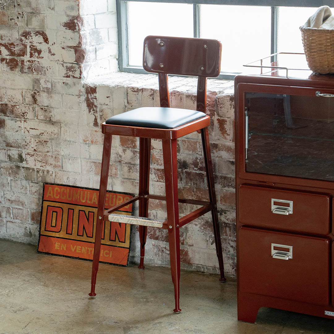 STANDARD BAR CHAIR BRICK BROWN