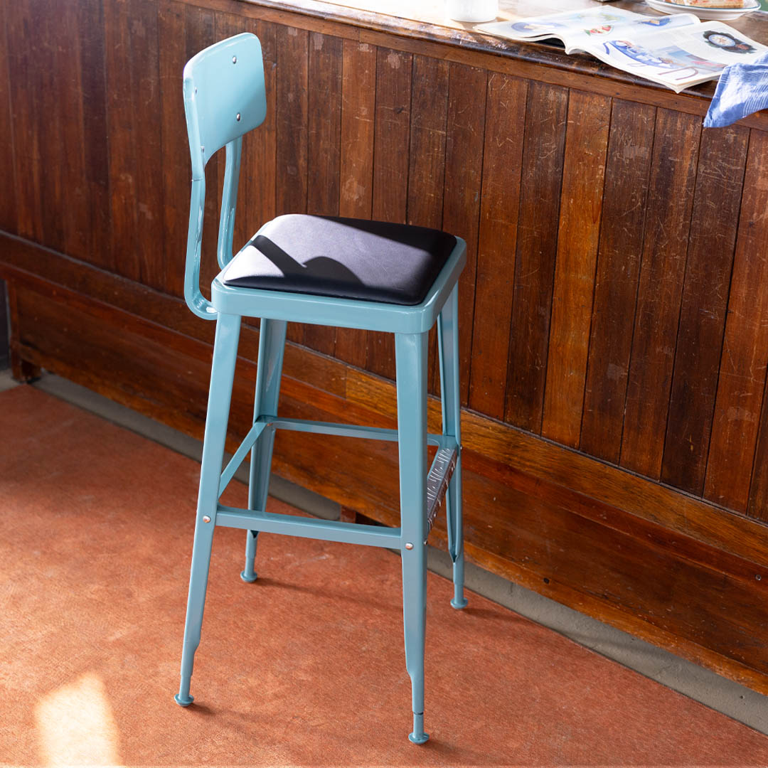 STANDARD BAR CHAIR GRAY GREEN