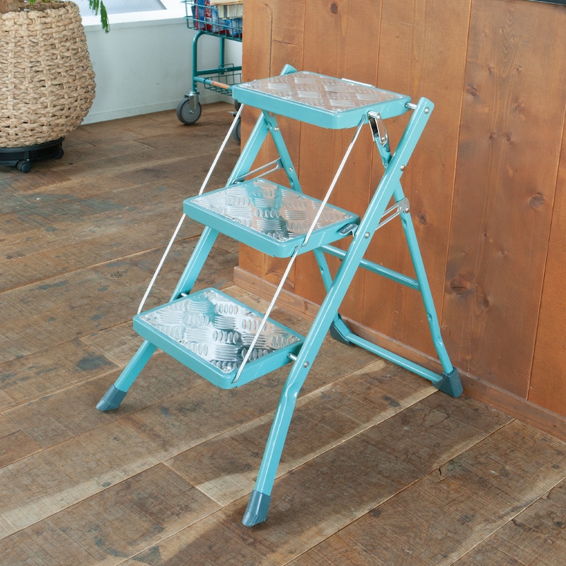 FOLDING 3 STEPS GRAY GREEN