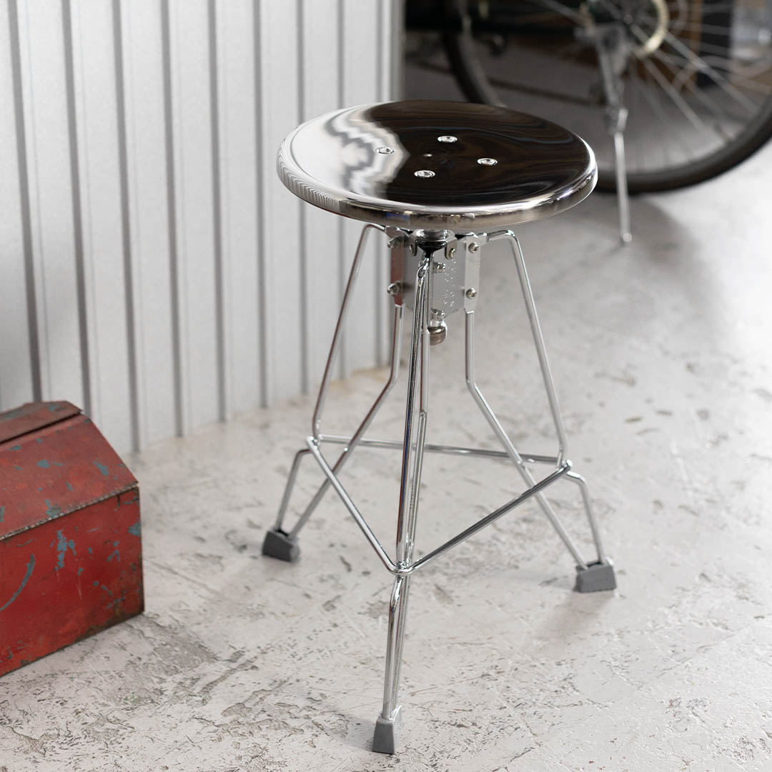 STOOL "CLIPPER II" CHROME