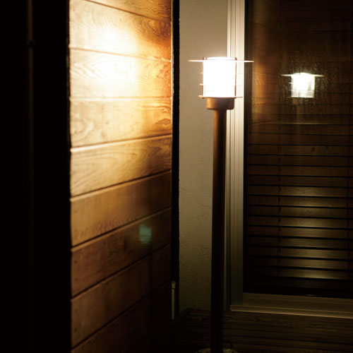 GALVANIZED STAND LAMP