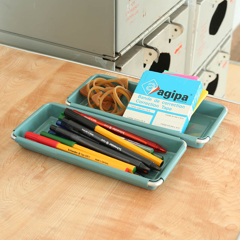 DESKTOP TRAY GRAY GREEN