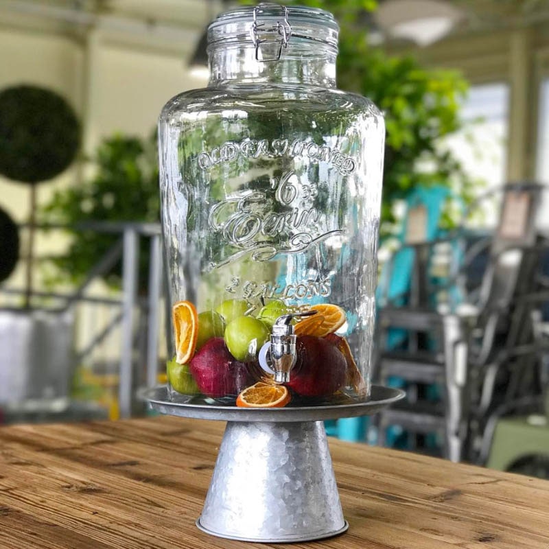 TIN TRAY STAND