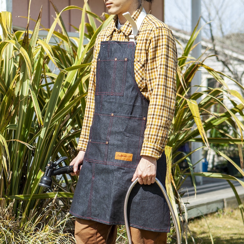 "MW" WORK APRON DENIM