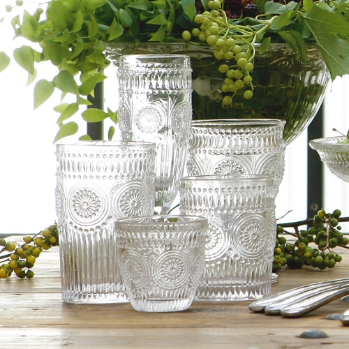 GLASS TUMBLER L "MARGUERITE"