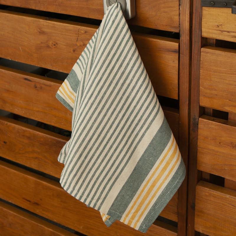 KITCHEN CLOTH BLUE/YELLOW