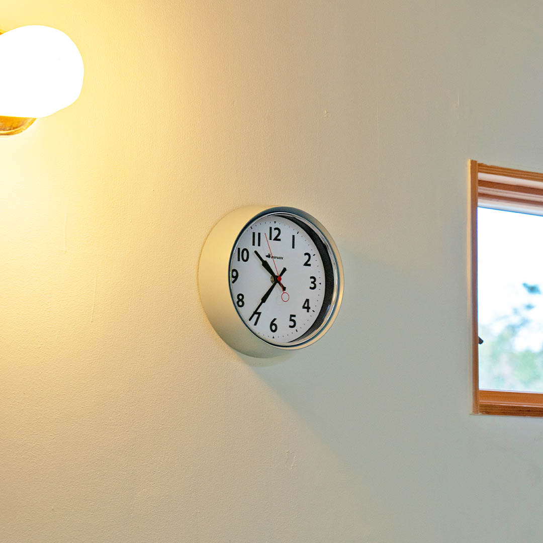 WALL CLOCK IVORY