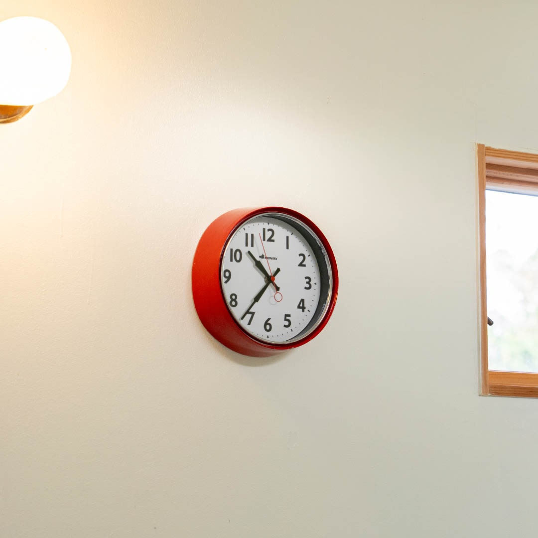 WALL CLOCK RED