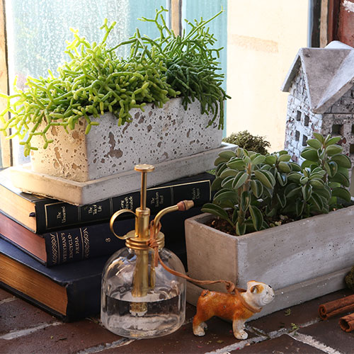 SOLID PLANTER RECTANGLE L PLAIN