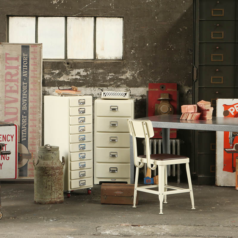 5 DRAWERS CHEST IVORY