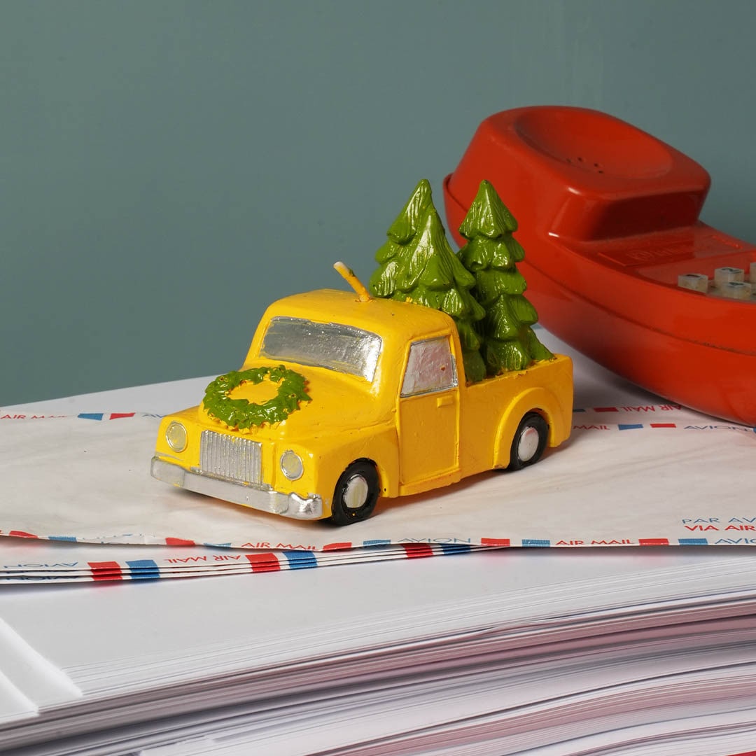 CRAFT CANDLE MERRY TRUCK