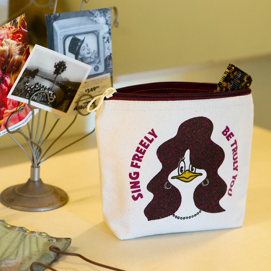 HEAVY OUNCE COTTON POUCH 01 SINGING BIRD