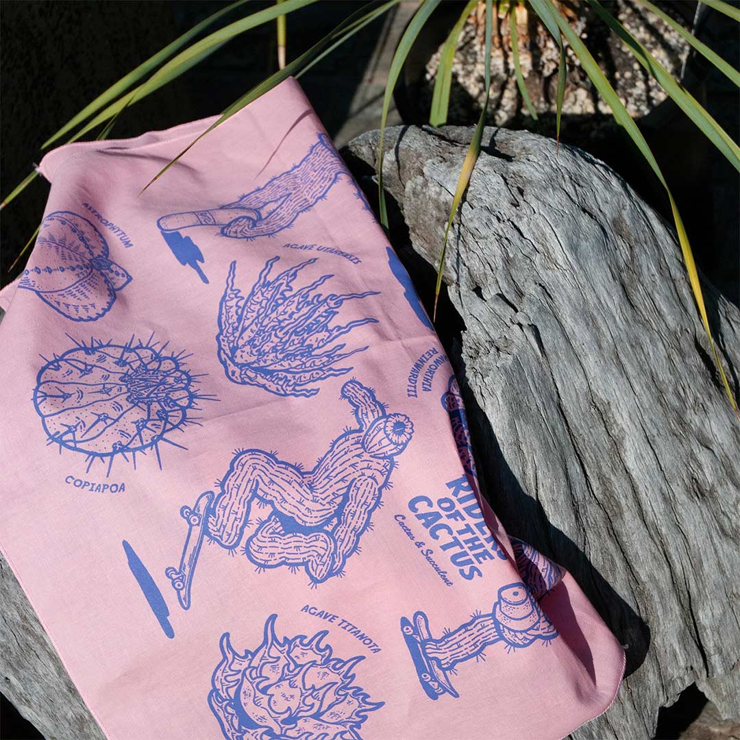 BANDANA 03 RIDERS OF THE CACTUS PINK