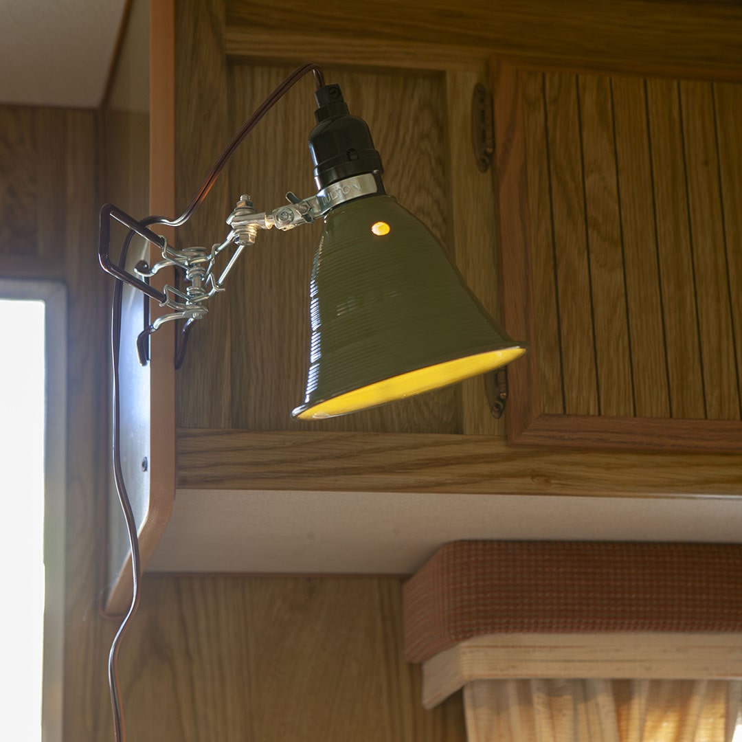 ALUMINUM CLIP LAMP S OLIVE DRAB