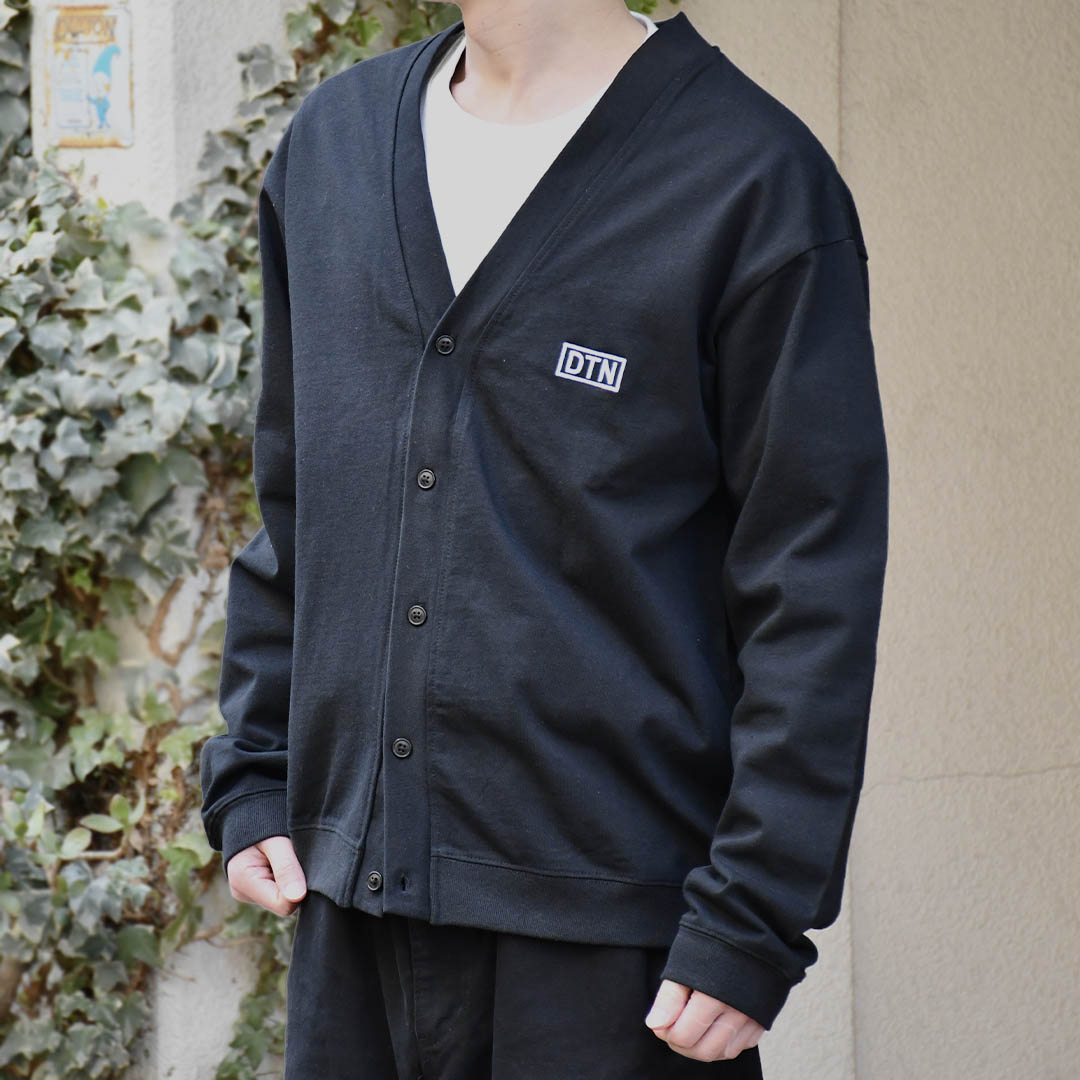DTN SWEAT CARDIGAN BLACK M